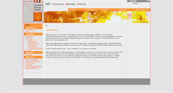 Desktop Screenshot of cst-weinandt.de